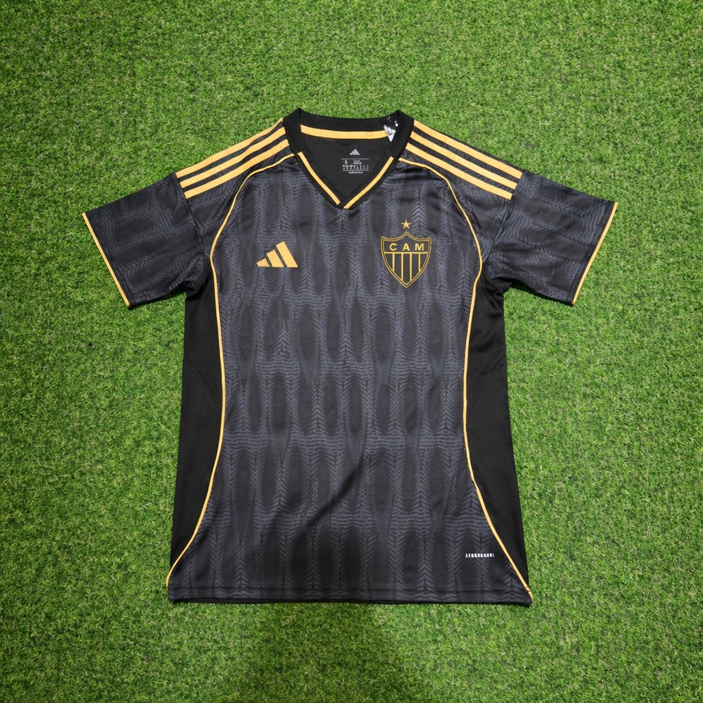 Camisa Atlético Mineiro Preta e Amarela