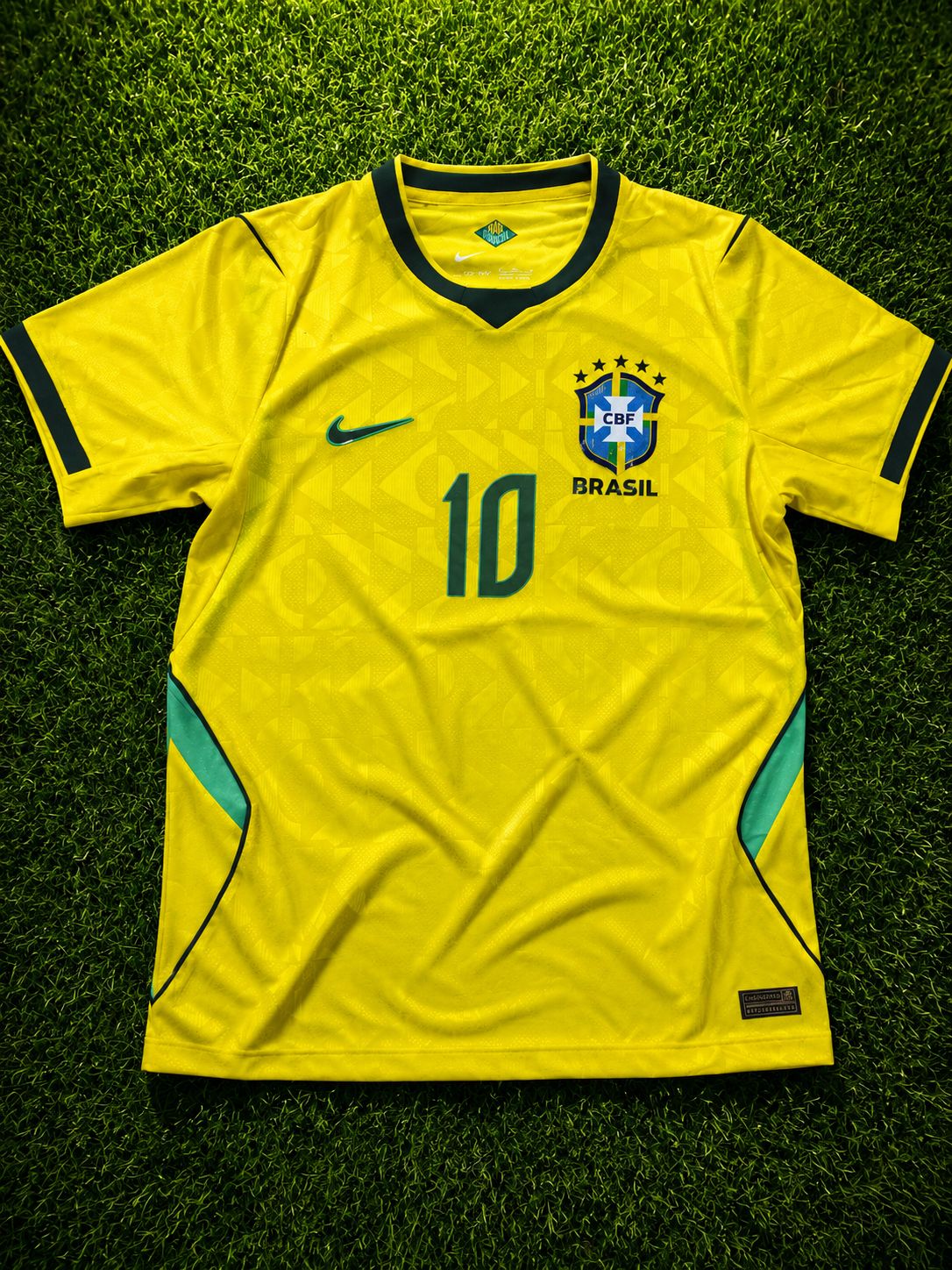CAMISA BRASIL NEYMAR 10 VERSÃO JOGADOR