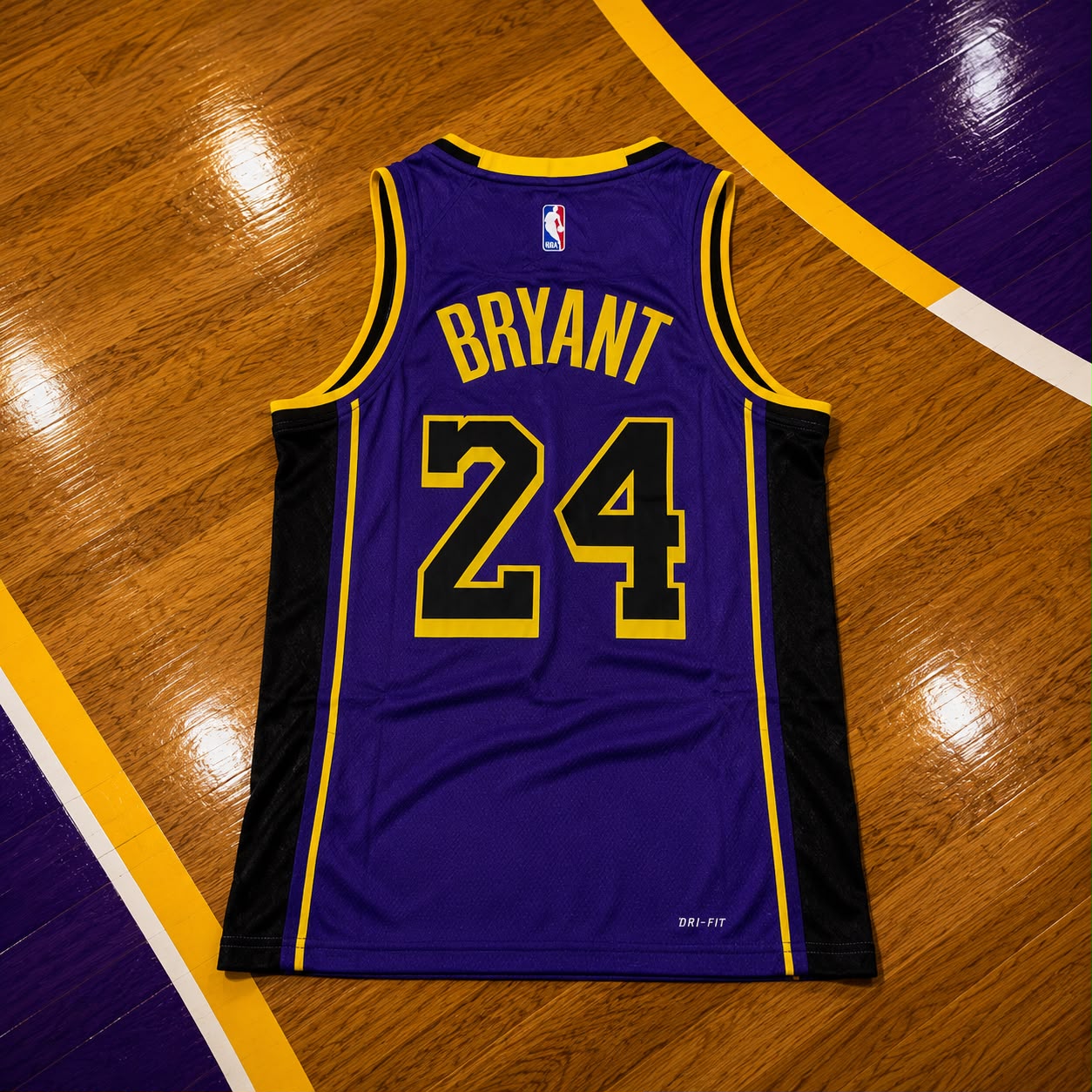 Camisa Los Angeles Lakers – Kobe Bryant #24 (Roxa)