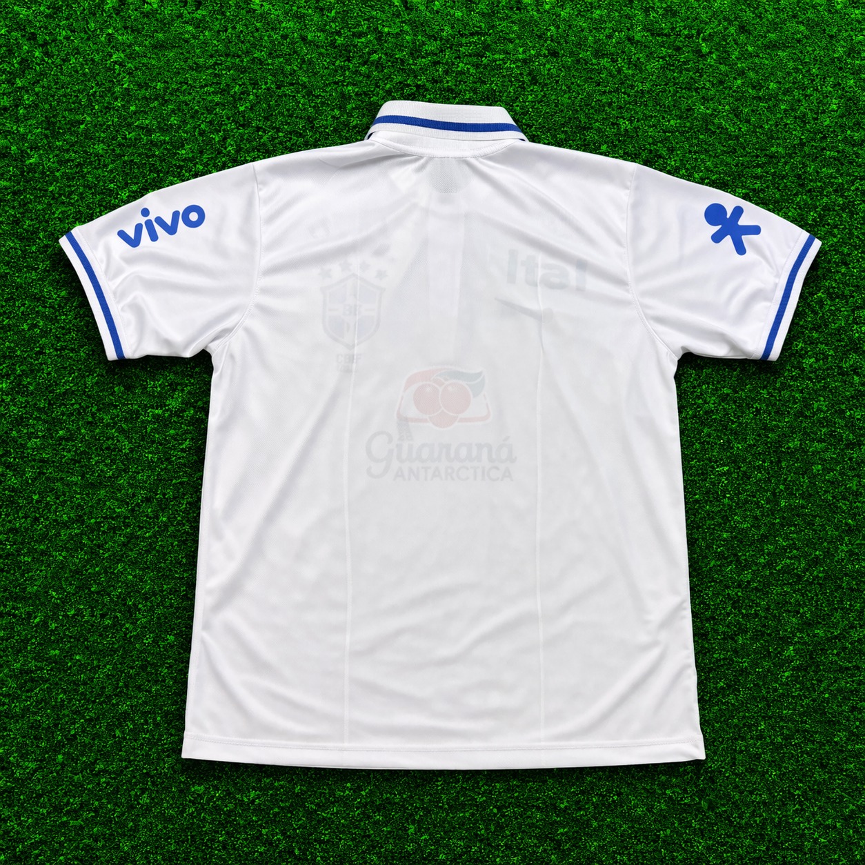 Camisa Polo Seleção Brasileira Branca Treino – Tecido Nacional