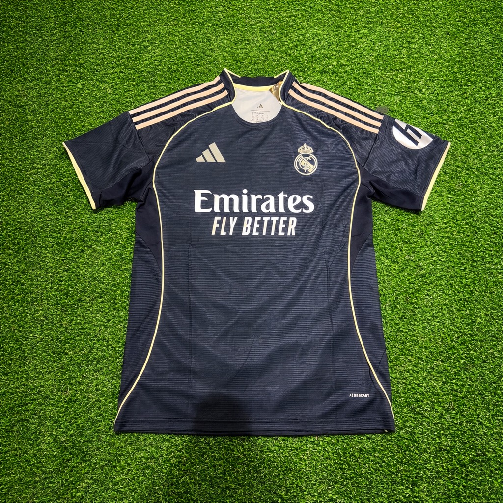 Camisa  Real Madrid Preta e Amarela