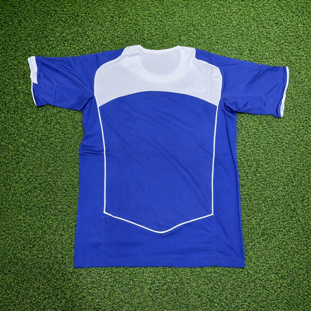 Camisa Retrô Brasil Treino Seleção Brasileira Azul