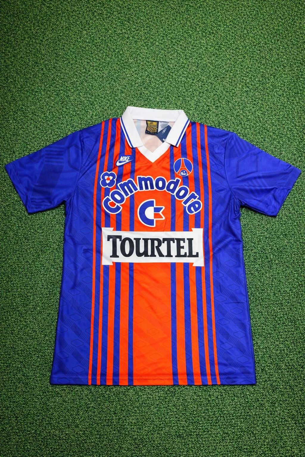 Camisa Retrô PSG 1991/92 Home Nike Commodore Tourtel