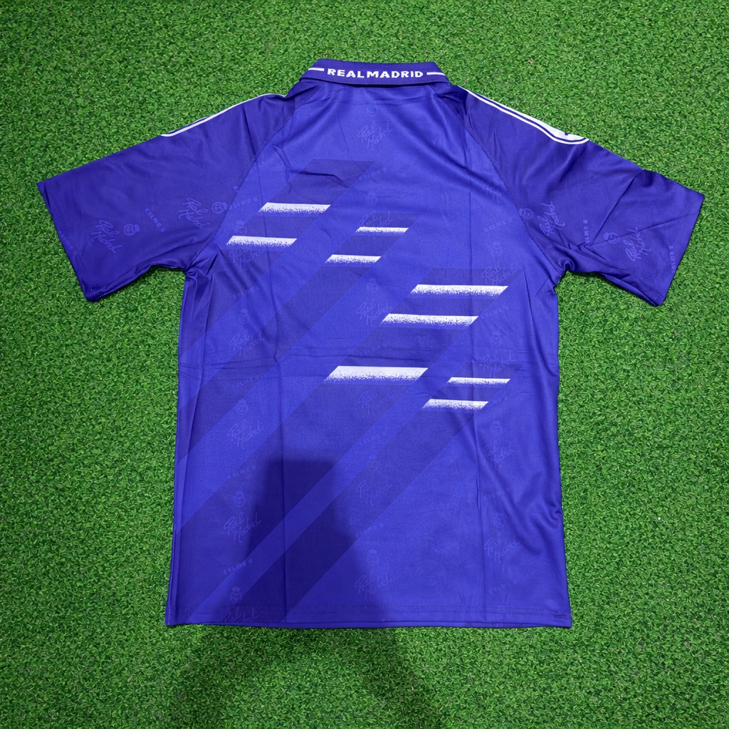 Camisa Retrô Real Madrid 1997/98 Roxa Kelme