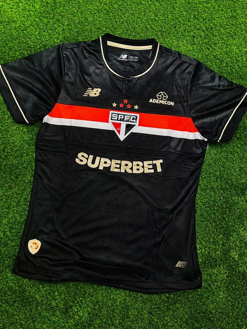 Camisa São Paulo FC Preta – Modelo Jogador
