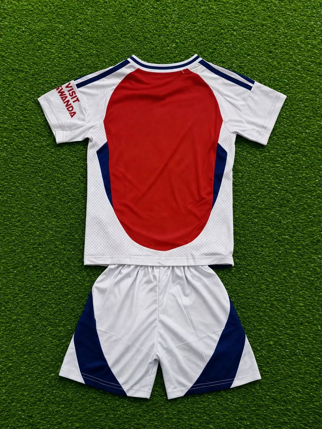 Conjunto Infantil Arsenal Vermelho e Branco