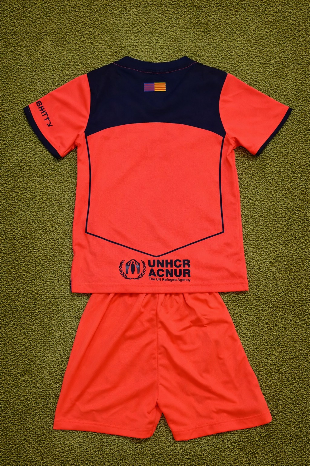 Conjunto Infantil Barcelona Laranja 