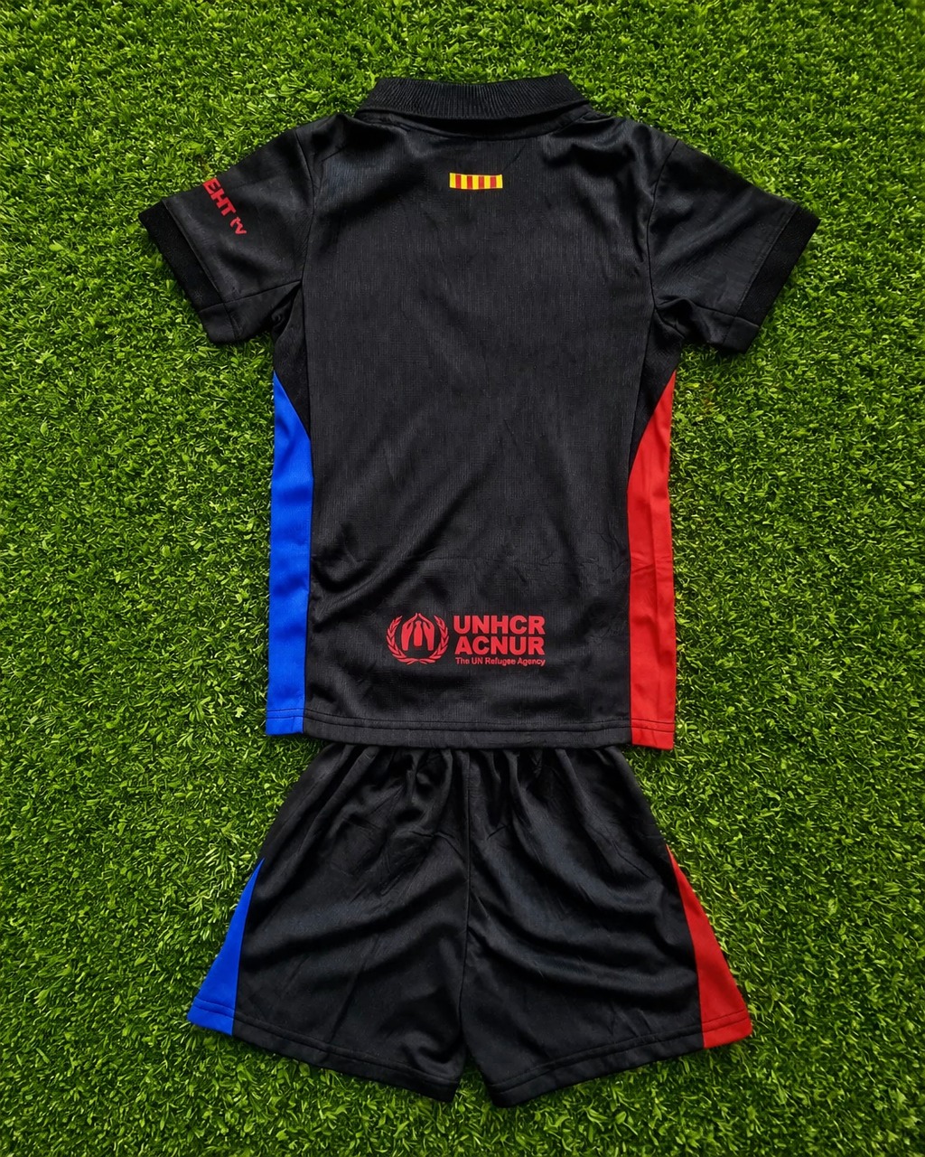 Conjunto Infantil Barcelona Preto