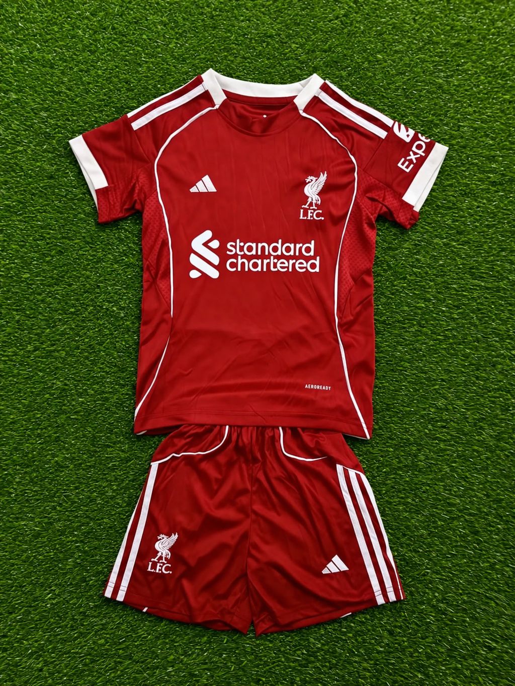 Conjunto Infantil Liverpool Vermelho