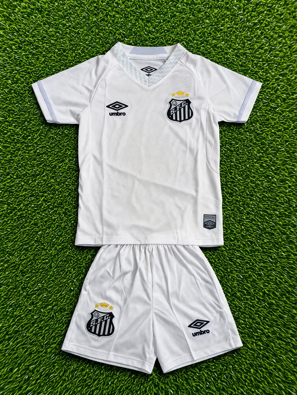 Conjunto Infantil Santos Branco