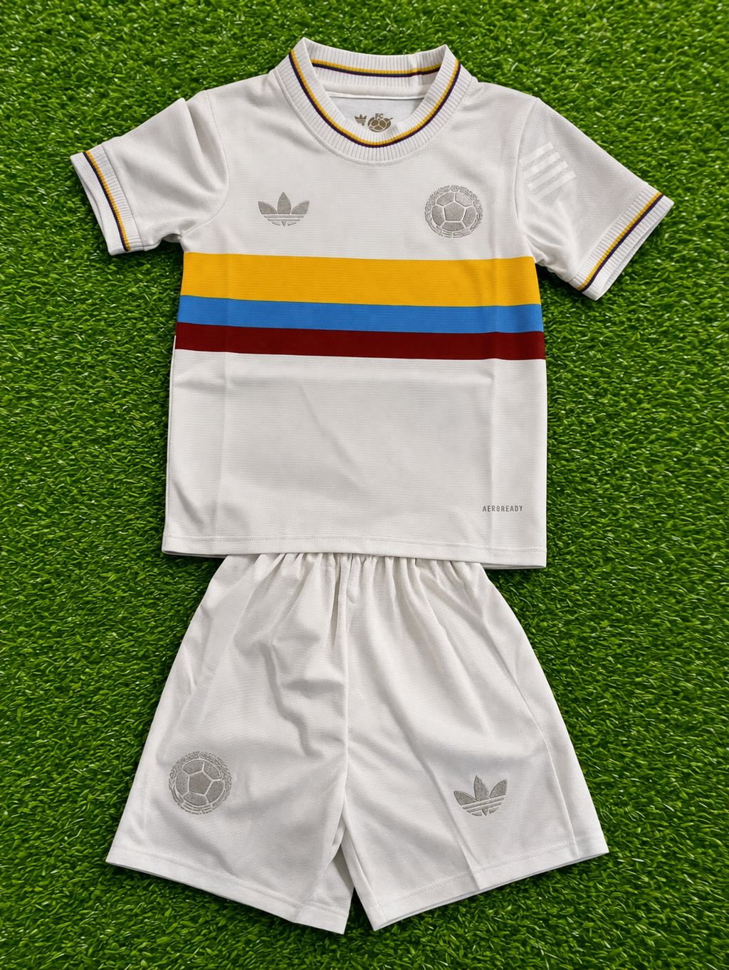 Conjunto Infantil Seleção Colômbia Branco