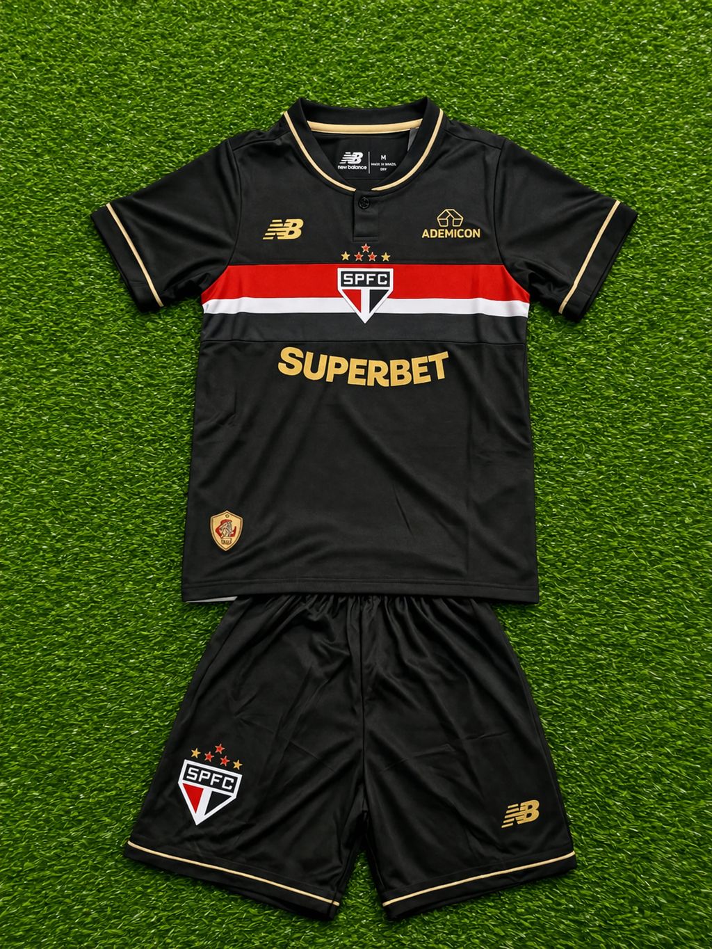 Conjunto Infantil São Paulo Preto